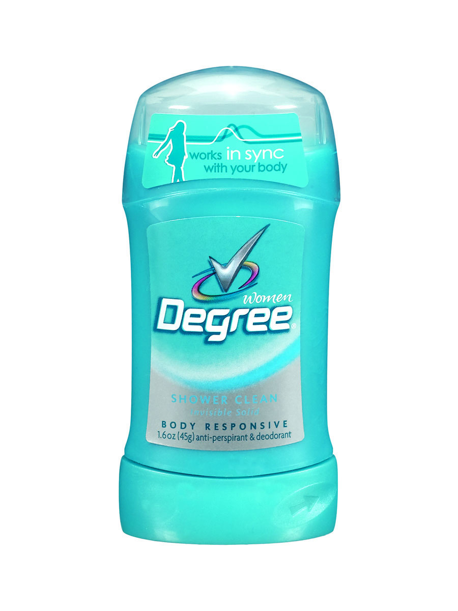 CB251609 Degree Women Invisible Solid Anti-Perspirant/Deodorant, Shower Clean Fragrance