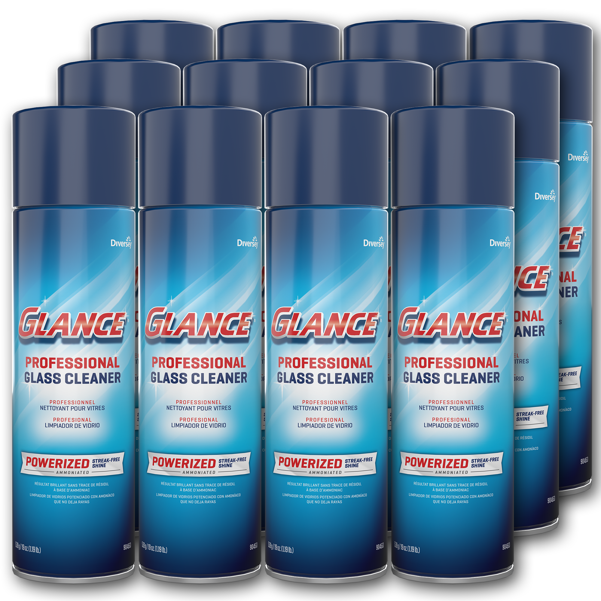 Glance Powerized Glass & Surface Cleaner Aerosol 19 oz. 904553