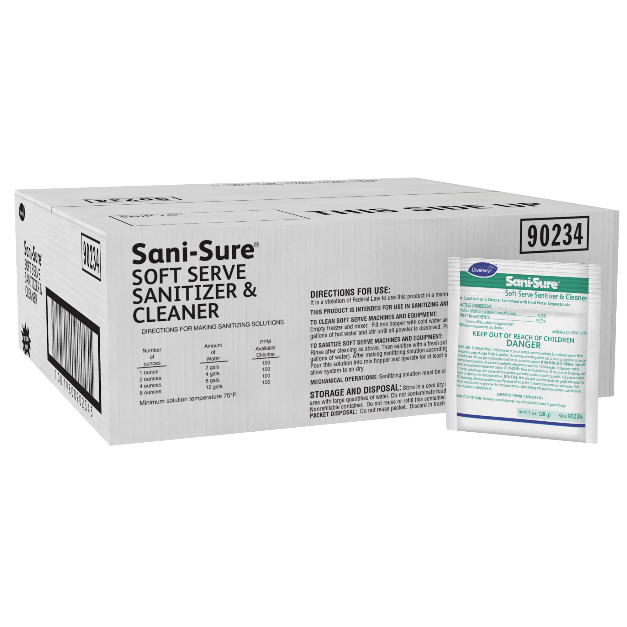 Sani-Sure Soft Serve Sanitizer & Cleaner 90234