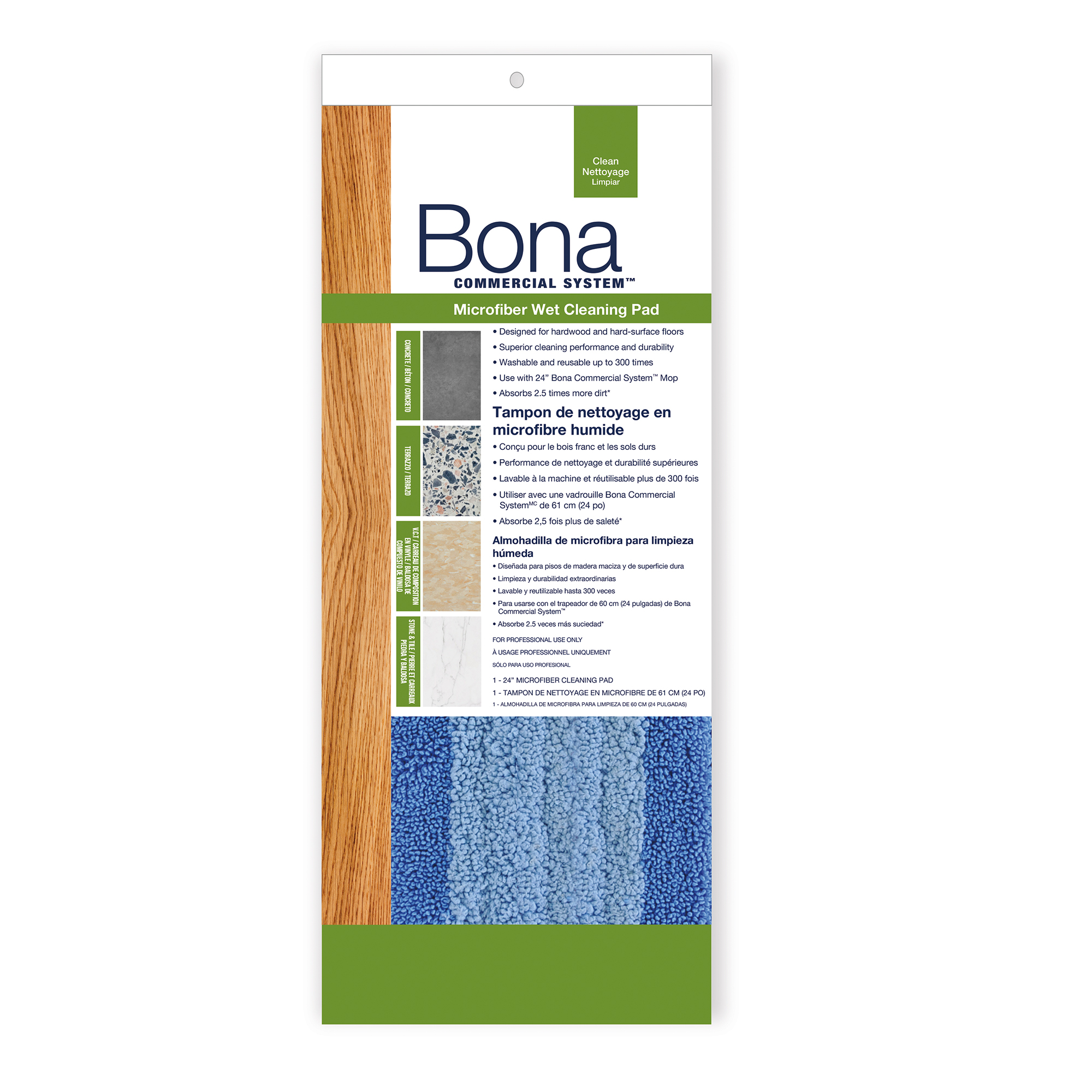 AX0003544_Wet_Cleaning_24"_Microfiber_Pad_Bona_Commercial_System