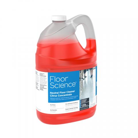 CBD540441_Diversey_Floor_Science_Neutral_Floor_Cleaner_Concentrate_Citrus_4x1gal_Left