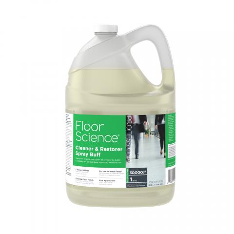 CBD540458_Floor_Science_Cleaner_Restorer_Spray_Buff_4x1gal_Front