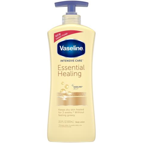 CB040837 VASELINE ESSENTIAL HEALING BODY LOTION 20.3OZ_Front