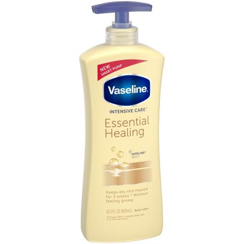 CB040837 VASELINE ESSENTIAL HEALING BODY LOTION 20.3OZ_Left